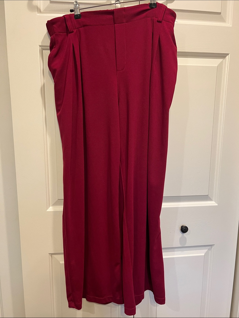 HALARA Wide Leg Pants in Red
